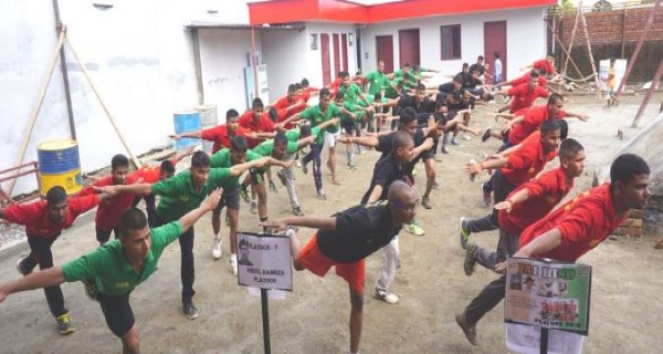 Physical training at Doon Defence Academy