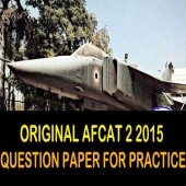 AFCAT 02 2015 Question Paper Online Practice Test