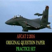 AFCAT 2 2016 Question Paper Practice Set