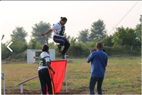 Candidates practicing obstacles at AFPA Nagpur