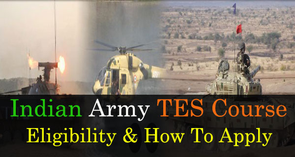 TES Indian Army Notification Eligibility Criteria