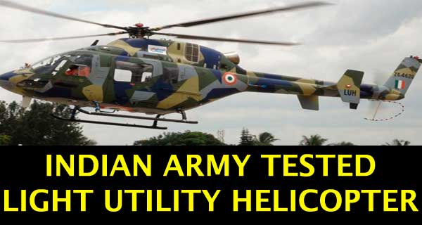 2nd Prototype of Light Utility Helicopter Tested Successfully