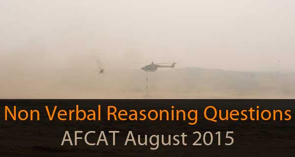 Non Verbal Reasoning questions of AFCAT August 2015