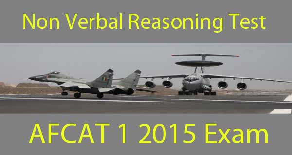 Non verbal reasoning questions of AFCAT 1 2015 exam