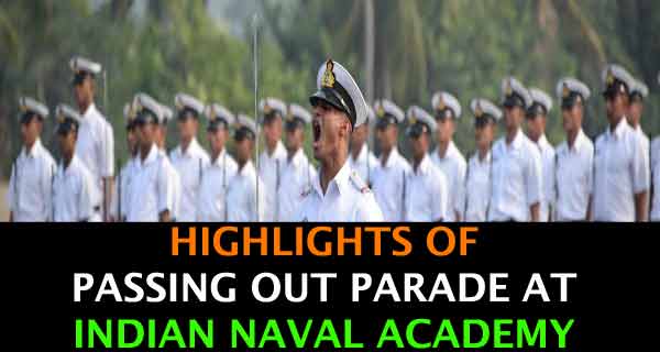 Passing Out Parade Held at Indian Naval Academy on 27th May 2017